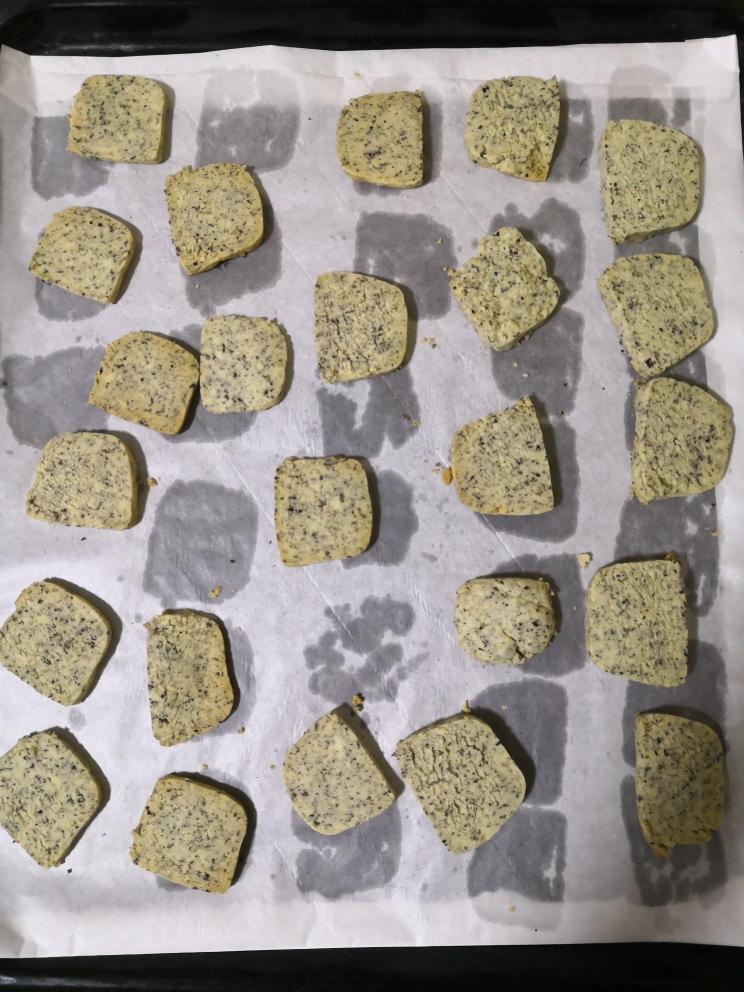 黑芝麻曲奇饼干（低黄油低糖）