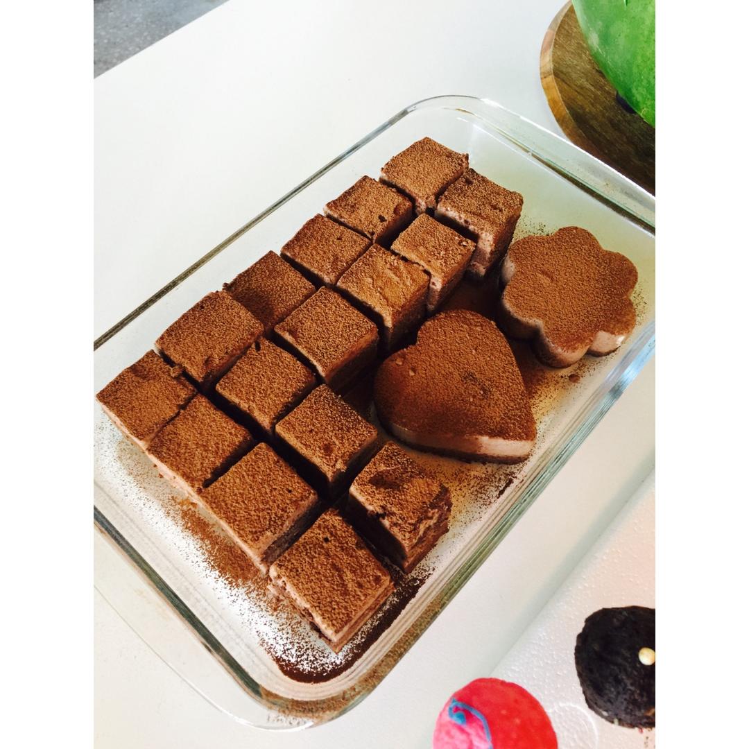 巧克力方形慕斯蛋糕