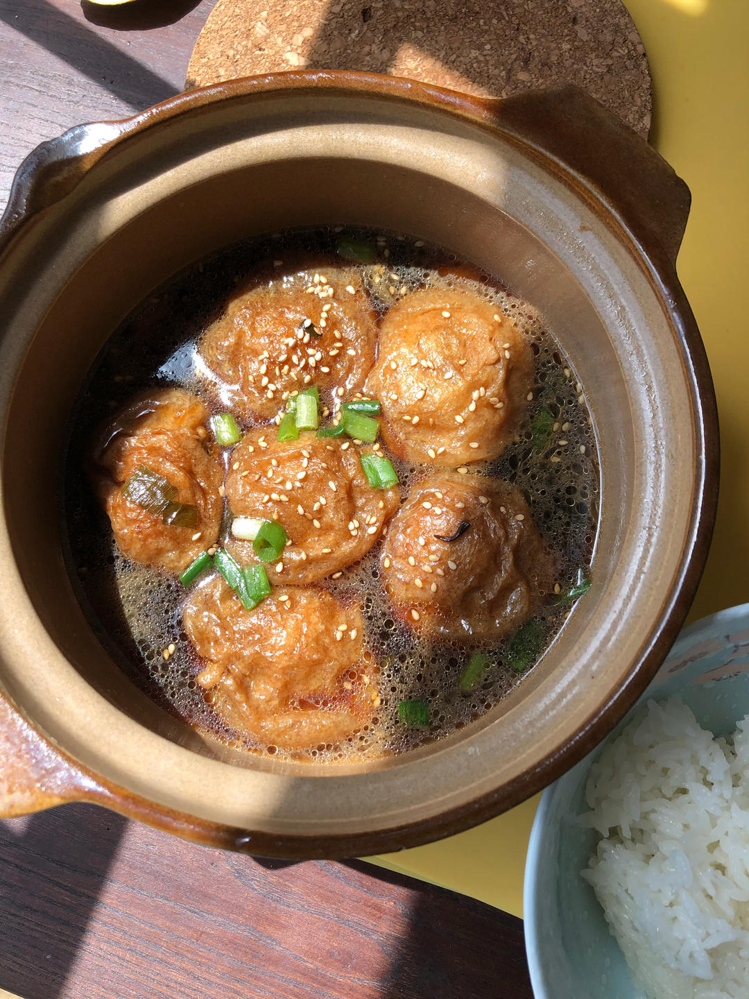 红烧油面筋塞肉