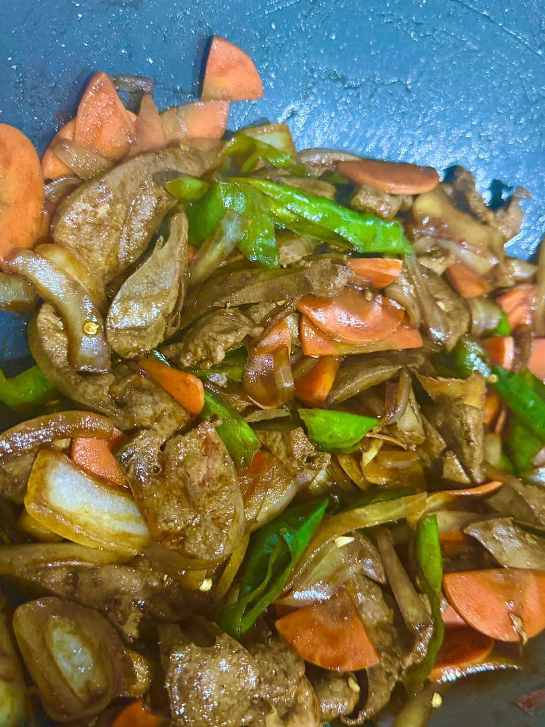 爆炒猪肝家庭做法