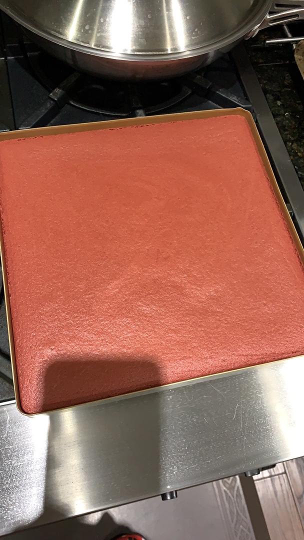 红丝绒蛋糕卷（超详细）