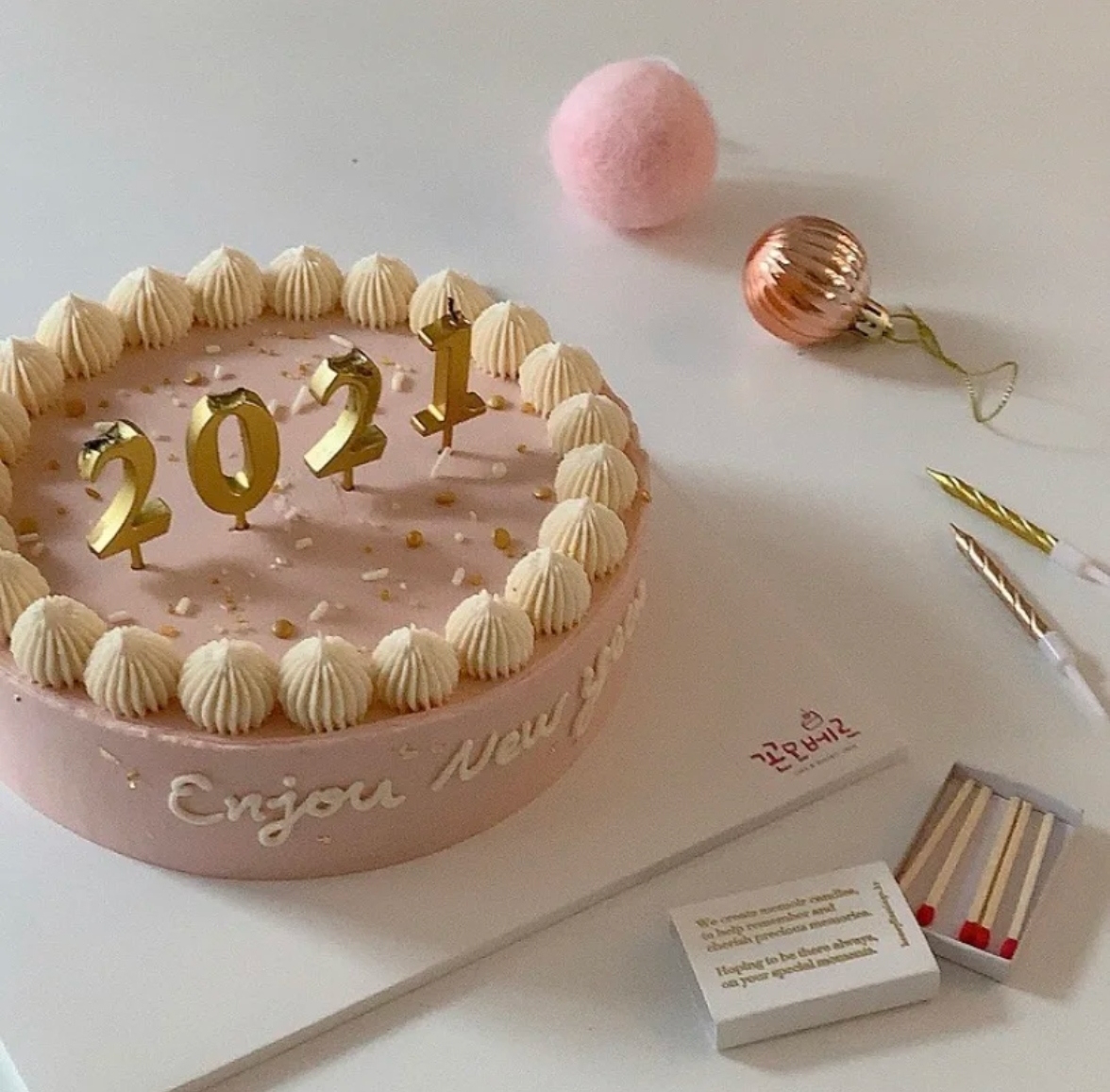 2021新年蛋糕🎉跨年蛋糕集锦的做法 步骤4