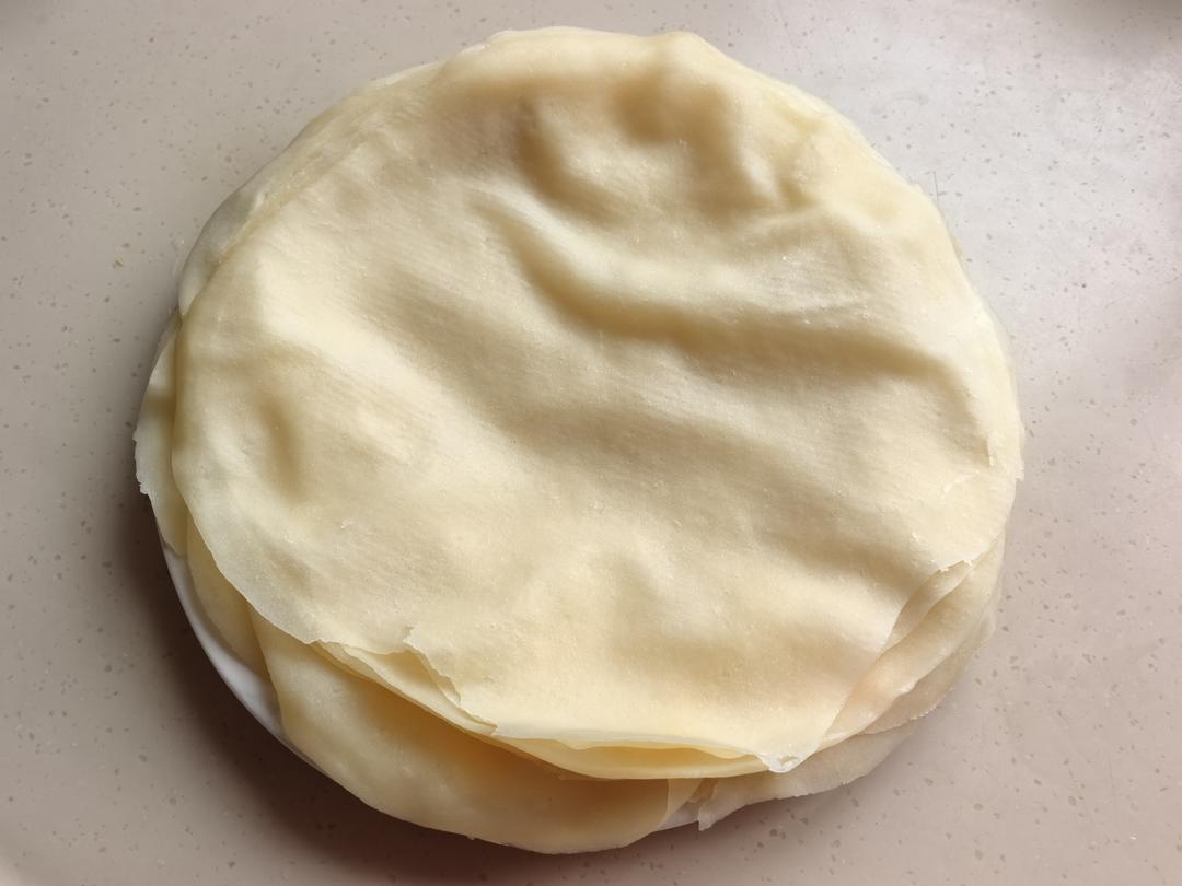 薄如蝉翼 春饼皮 烤鸭饼皮