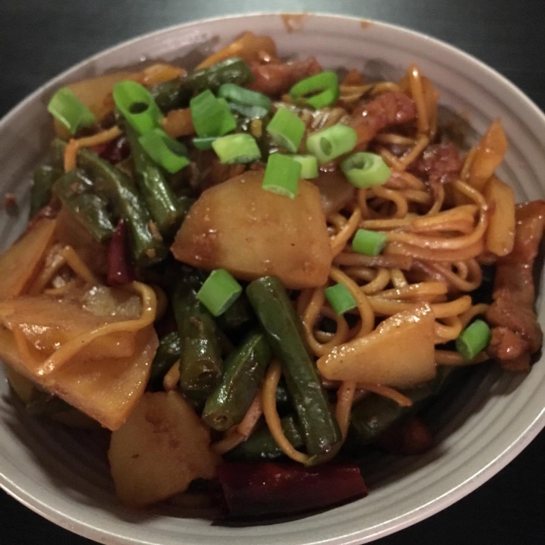 豆角焖面