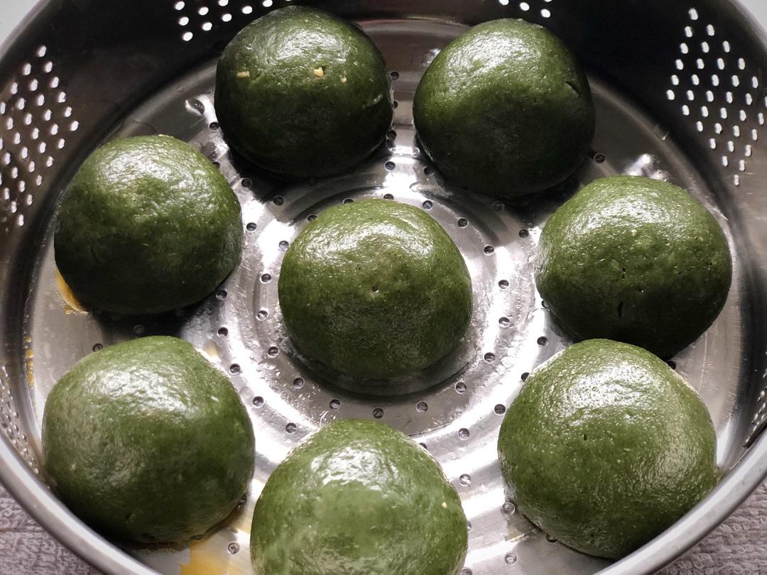 《Tinrry+》咸蛋黄肉松青团+红豆沙青团