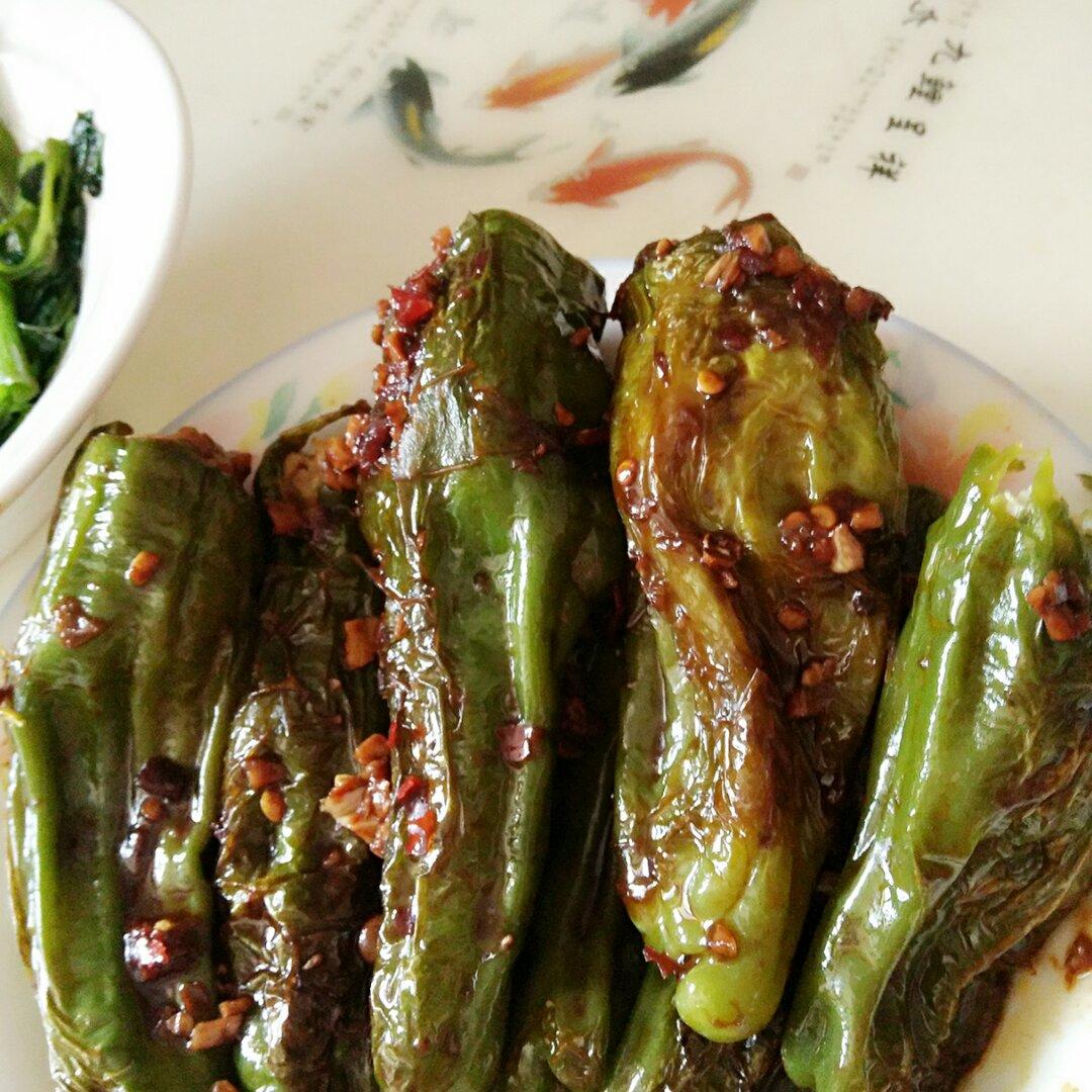 肉酿虎皮青椒
