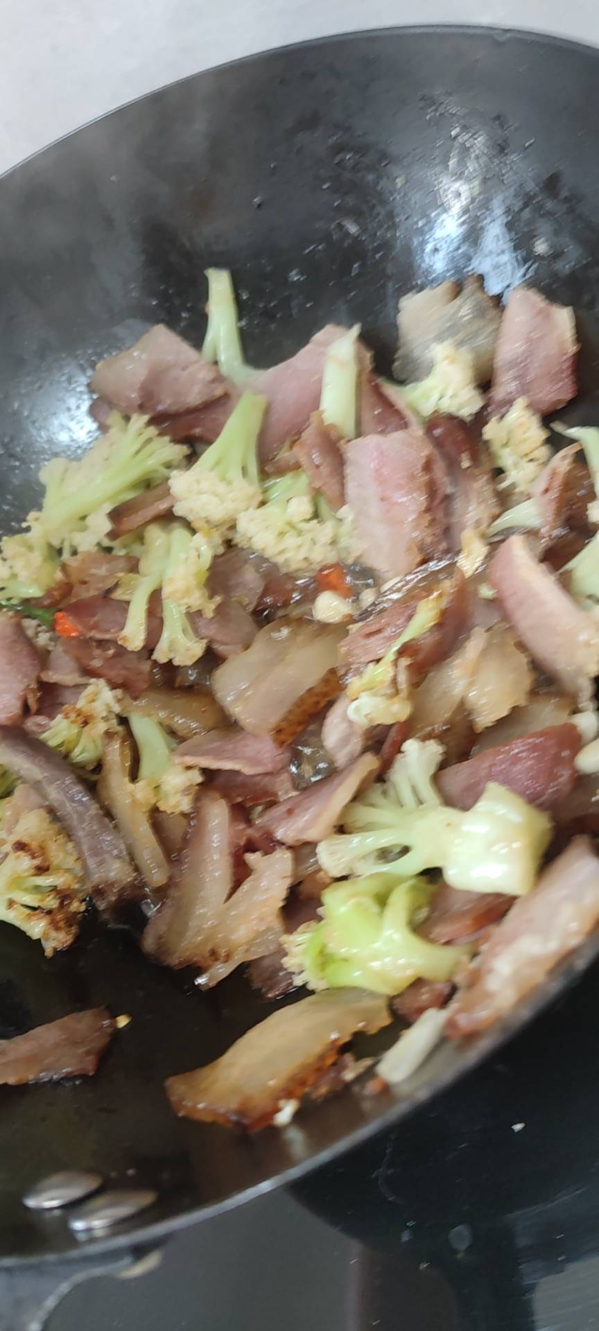干锅花菜炒腊肉♨️超下饭