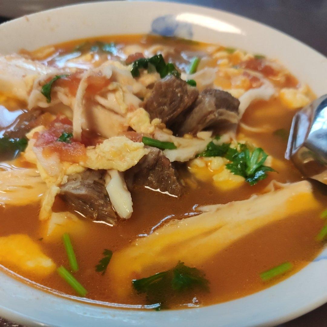 西红柿鸡蛋烩饼