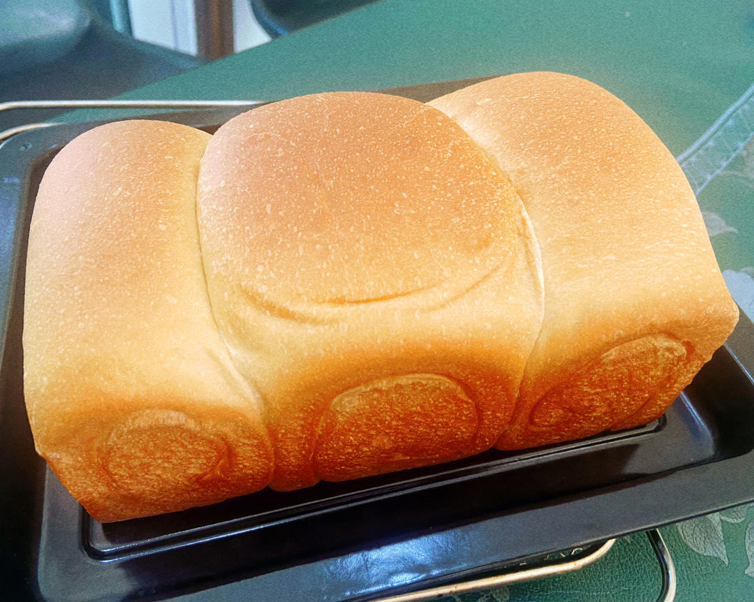 超软拉丝牛奶吐司🍞一次发酵