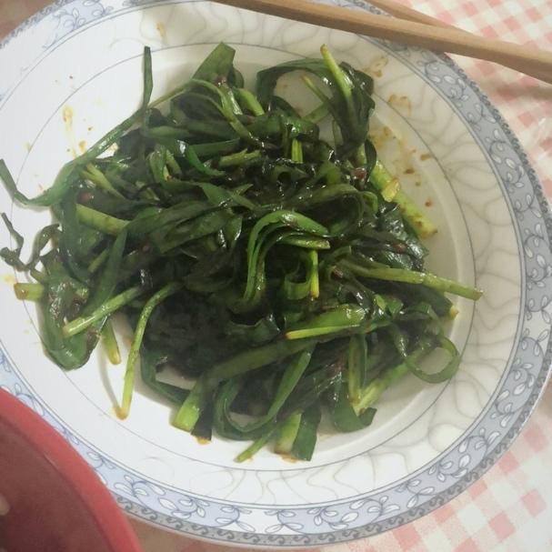 烤韭菜（平底锅版）