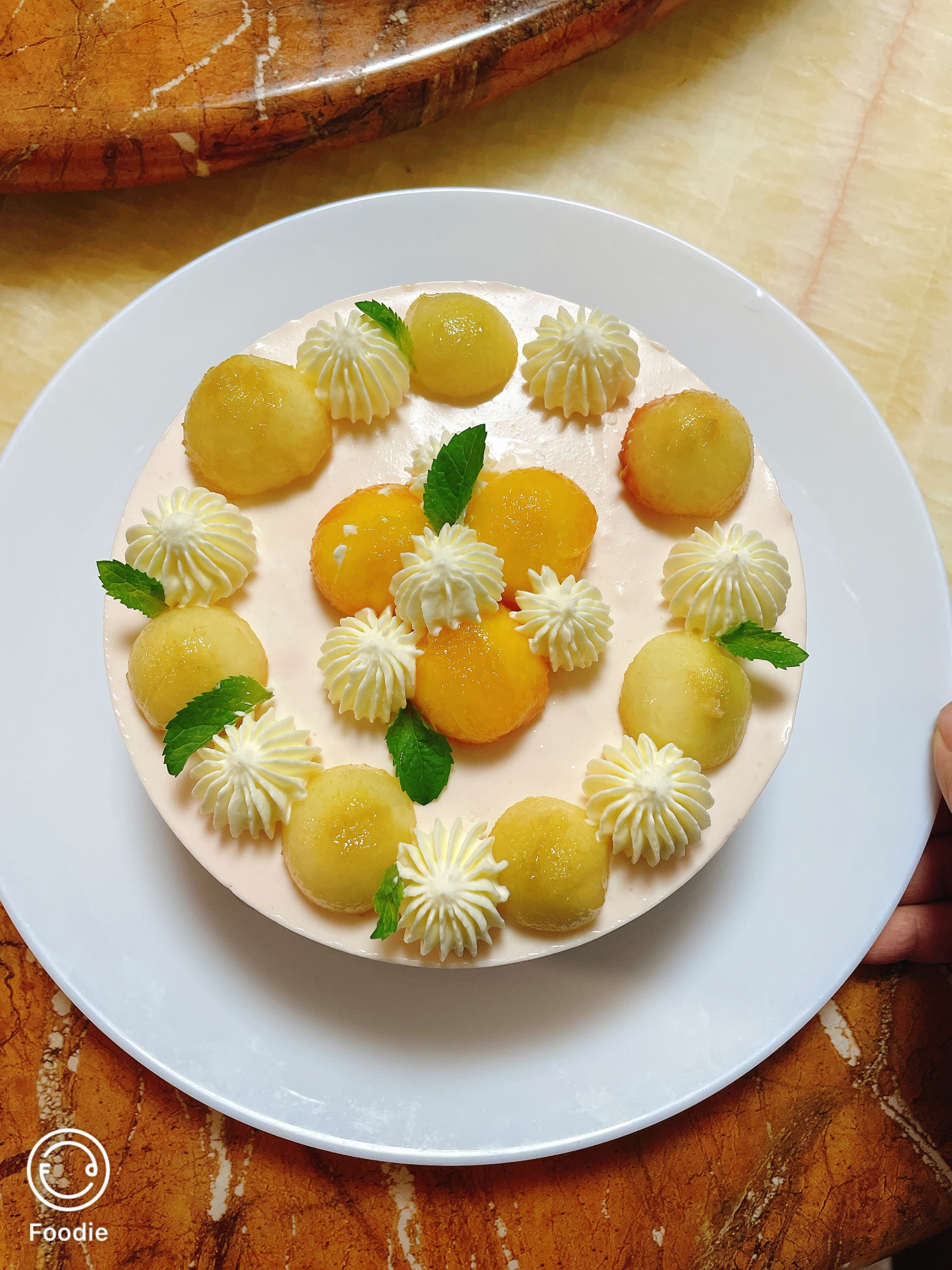 蜜桃芝芝慕斯蛋糕🍑小仙女的免烤箱温柔甜品