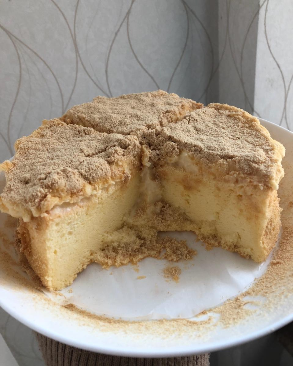 超好吃的豆乳爆浆蛋糕