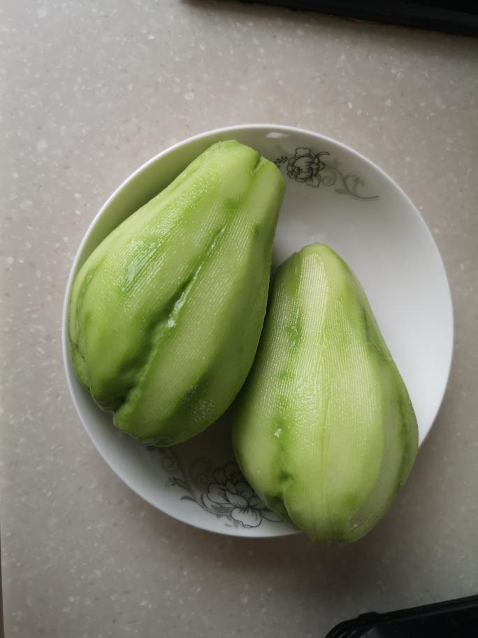 佛手瓜炒肉丝的做法