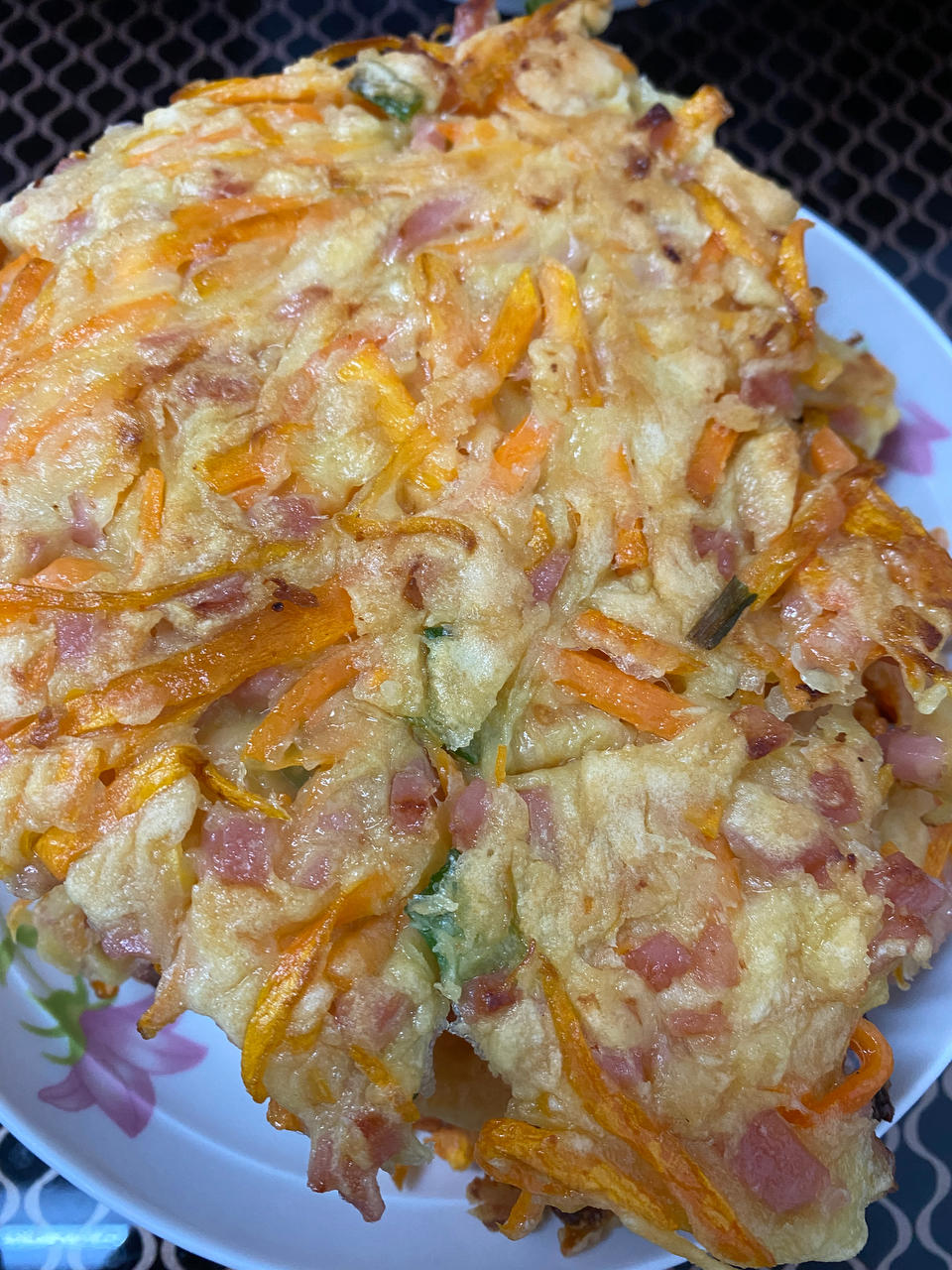 娃娃菜鸡蛋饼