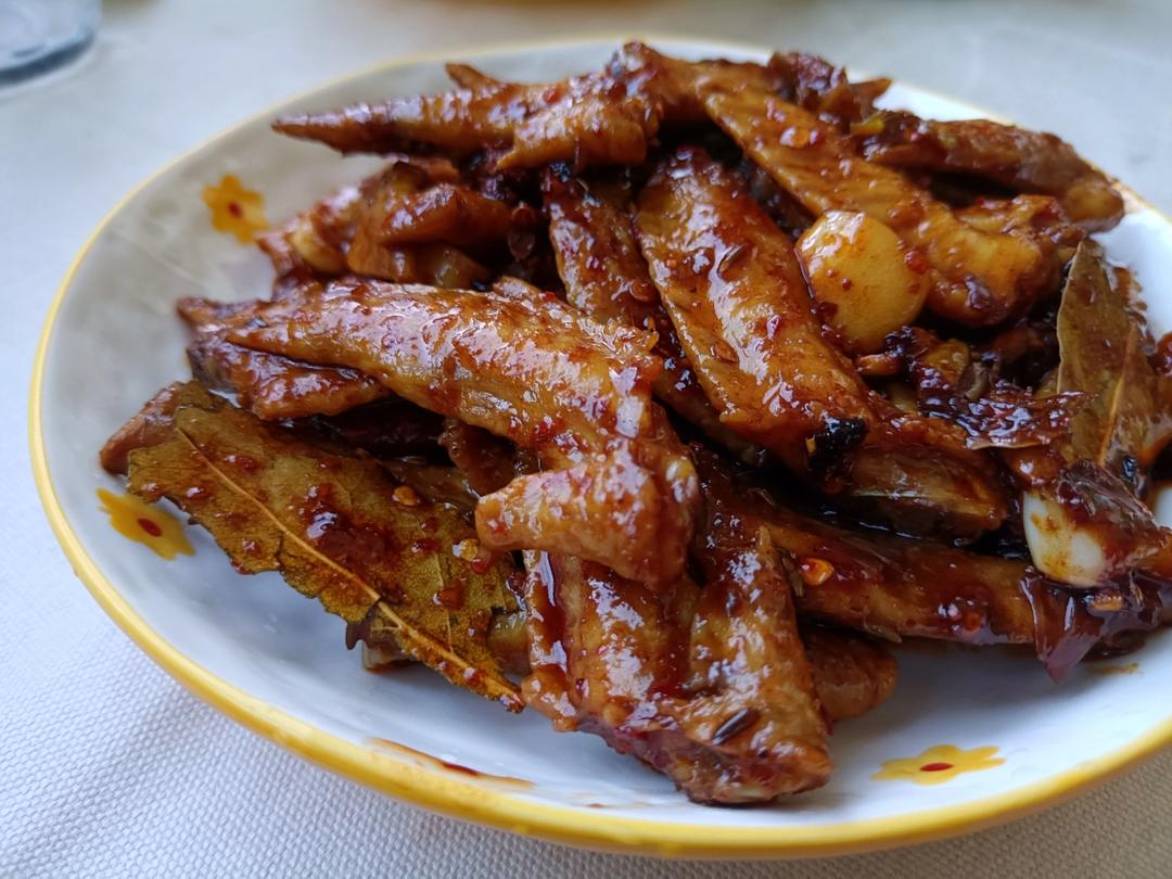 冷吃麻辣鸡尖