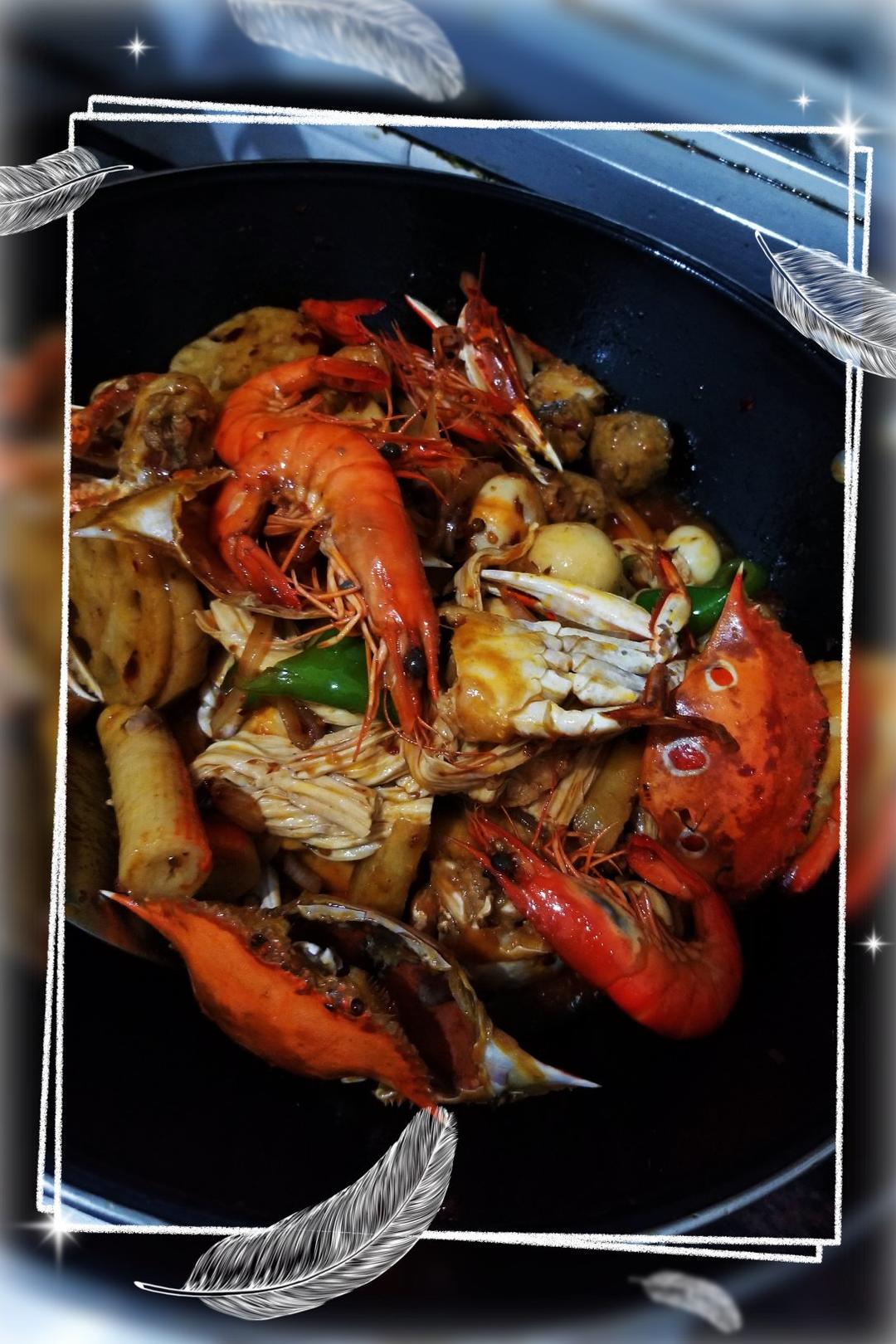 详细步骤制作麻辣香锅—香辣蟹