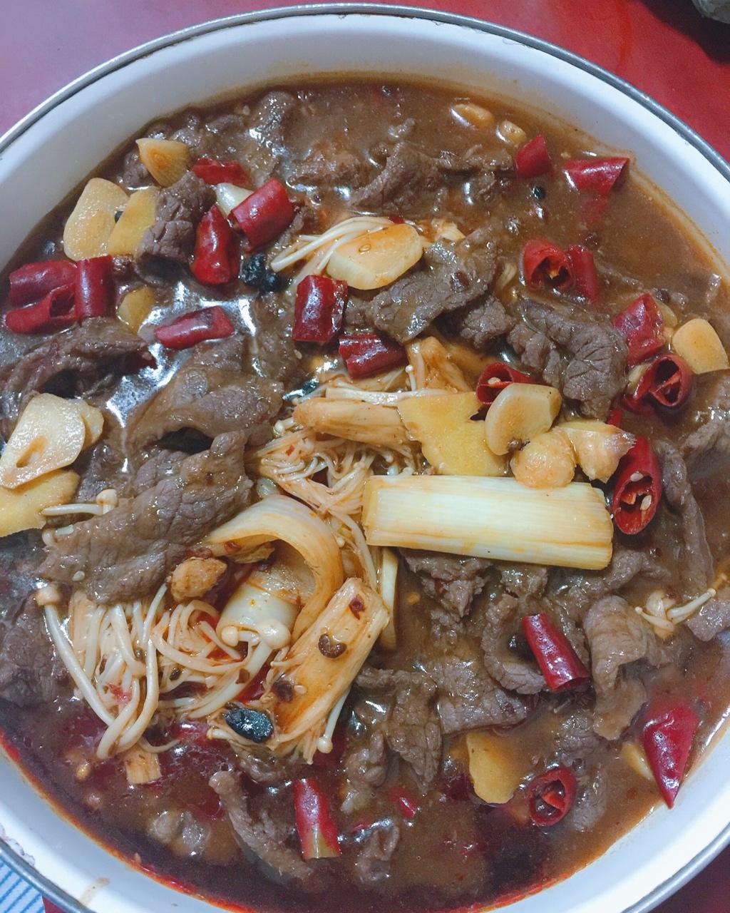 下厨房用户d7rx做的水煮牛肉