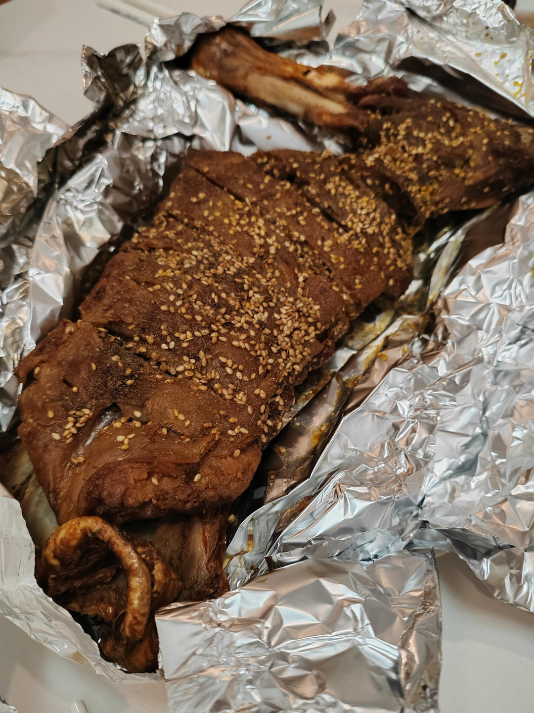 生烤羊腿家庭烤箱版