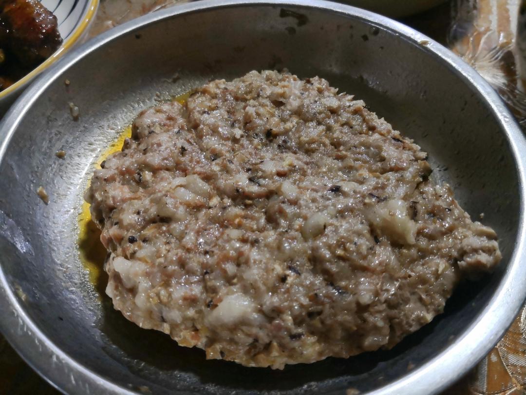香菇蒸肉饼
