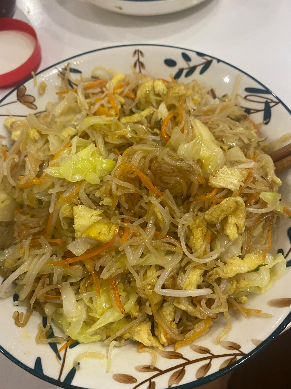 鸡蛋炒米粉，正确泡发干米粉，不碎、不坨、不粘锅、口感Q弹