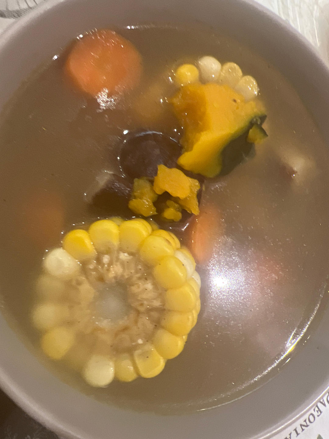 香菇玉米素蔬养生汤 没难度