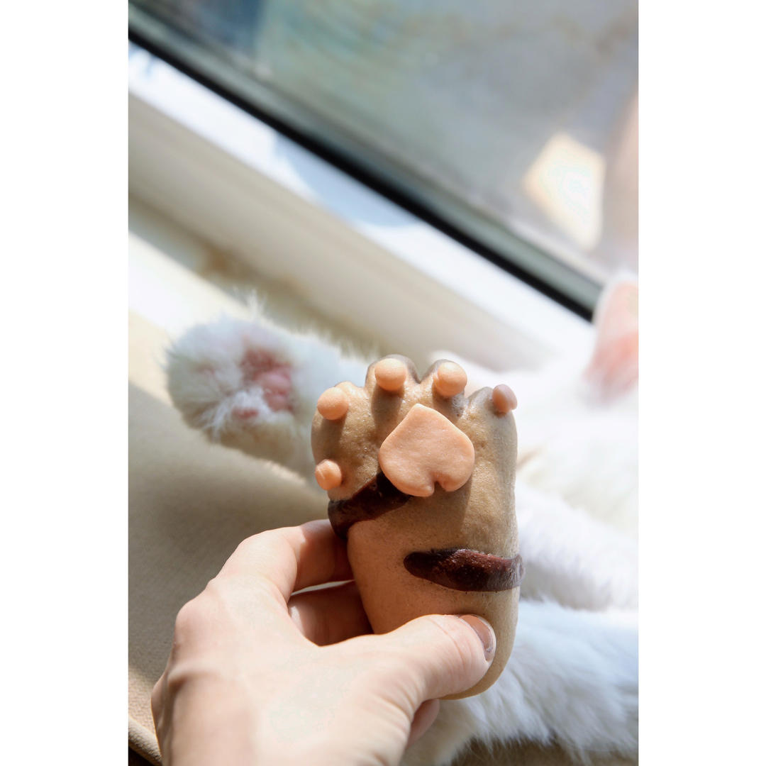 卡通馒头（猫爪）