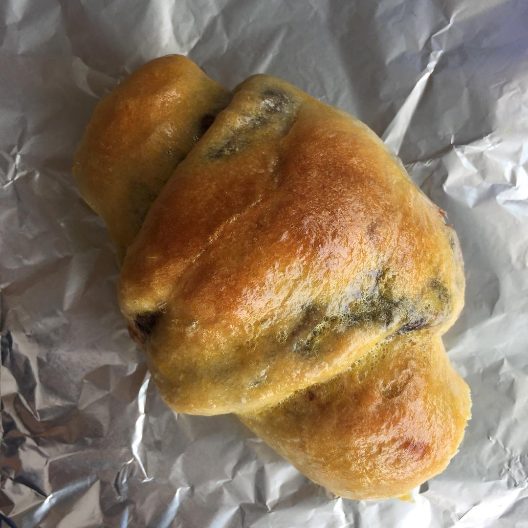 入门级不用揉出膜的手撕紫薯面包无黄油版