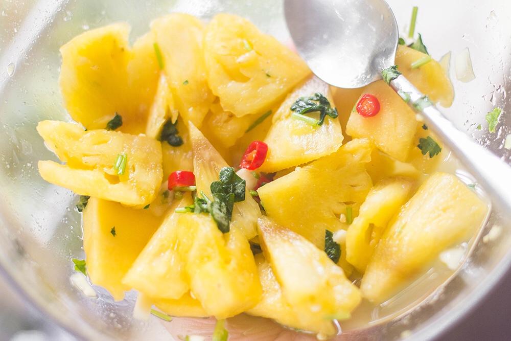 凉拌菠萝（米米姐教我的，超级爱）