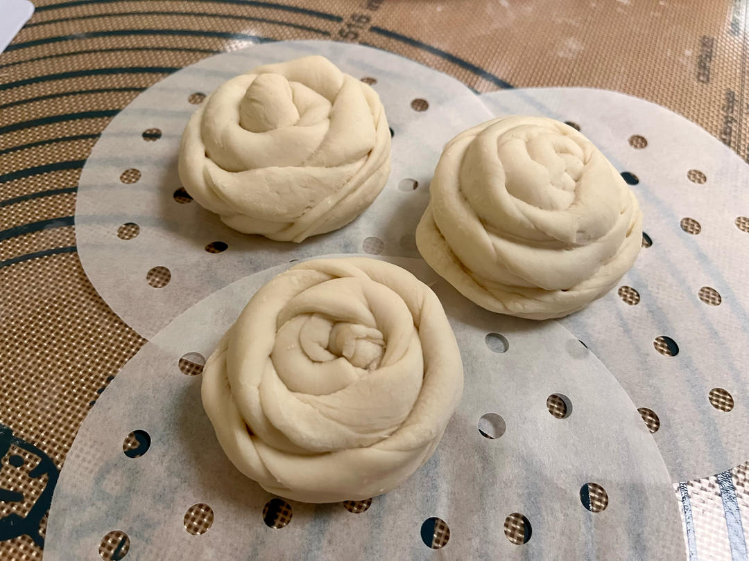 花朵馒头 一次醒发 快手面食 附细节视频详解