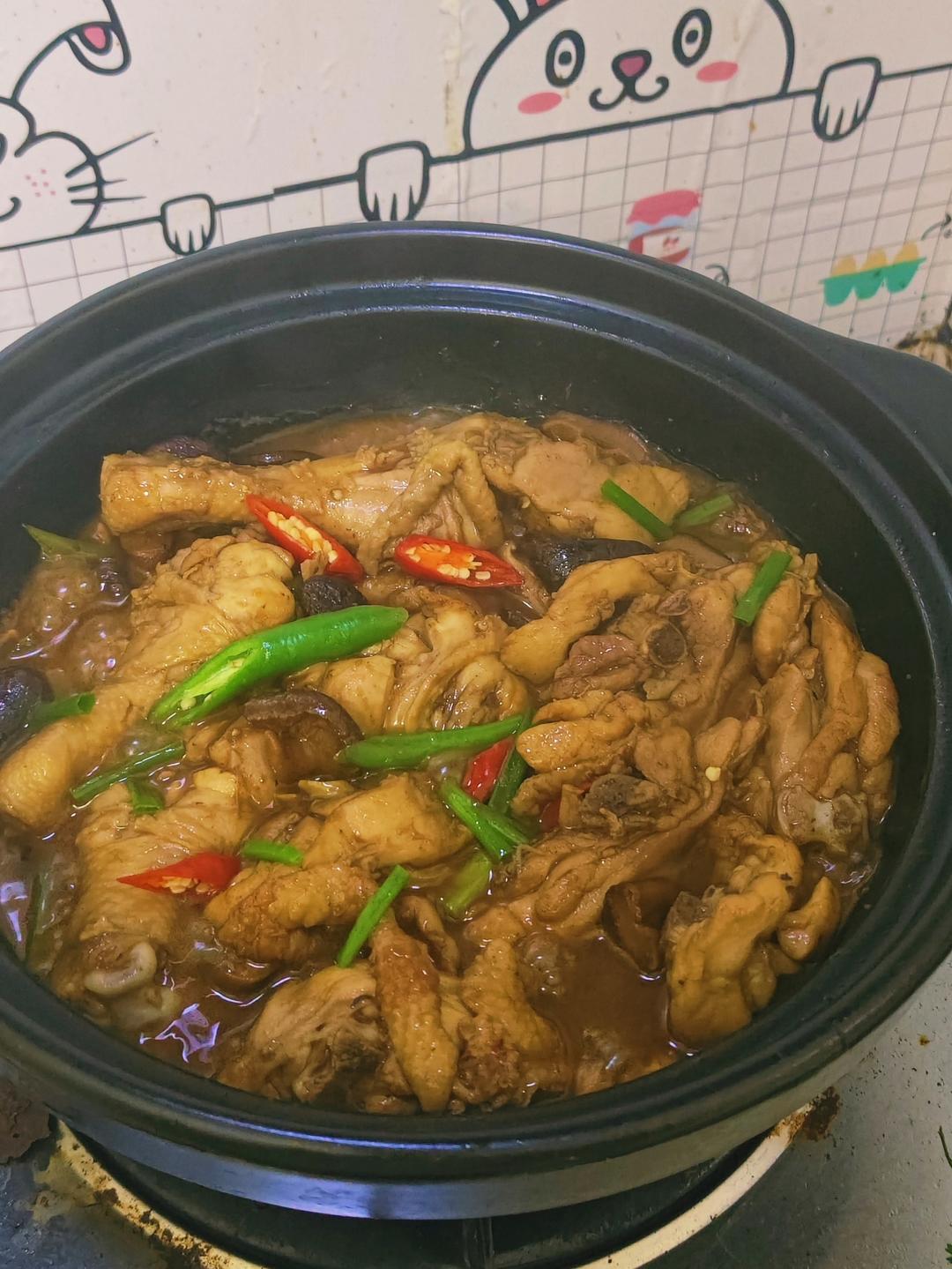 香菇鸡煲