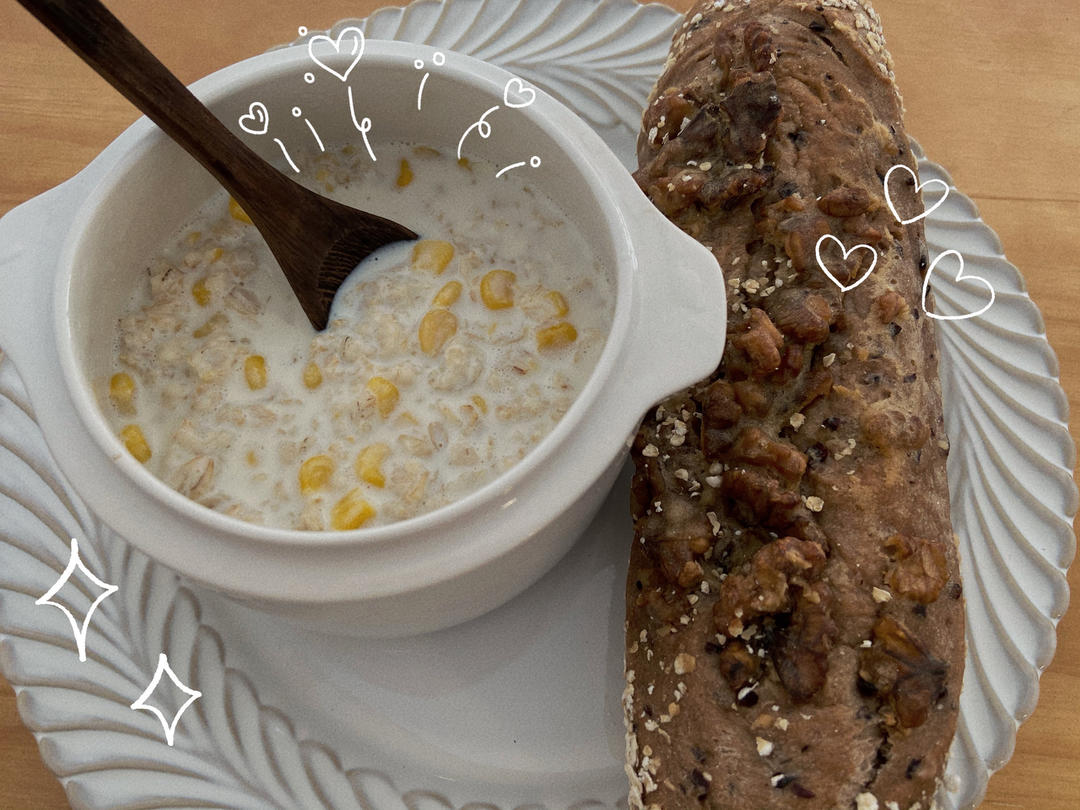 玉米燕麦粥