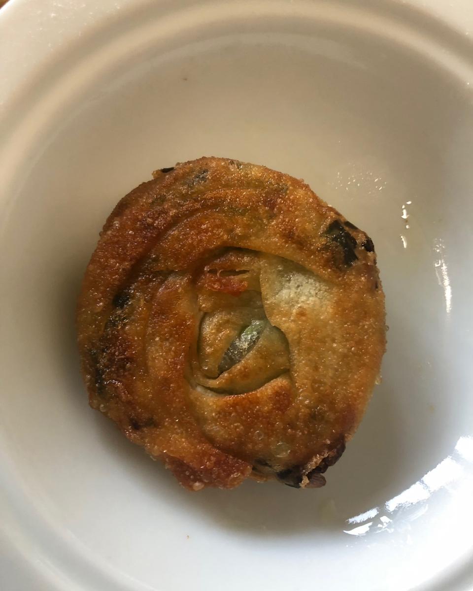 饺子皮葱油饼