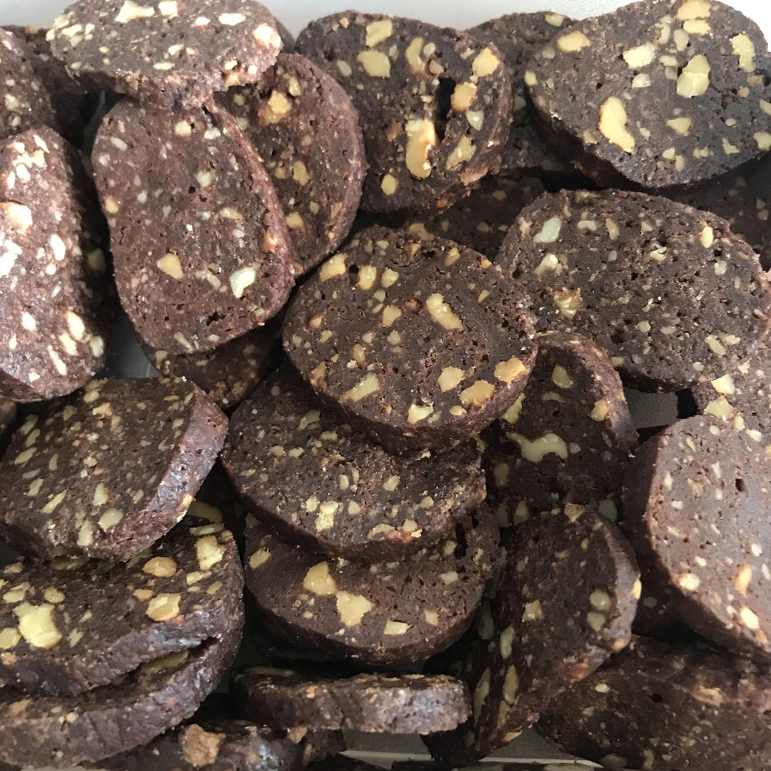 可可核桃饼干