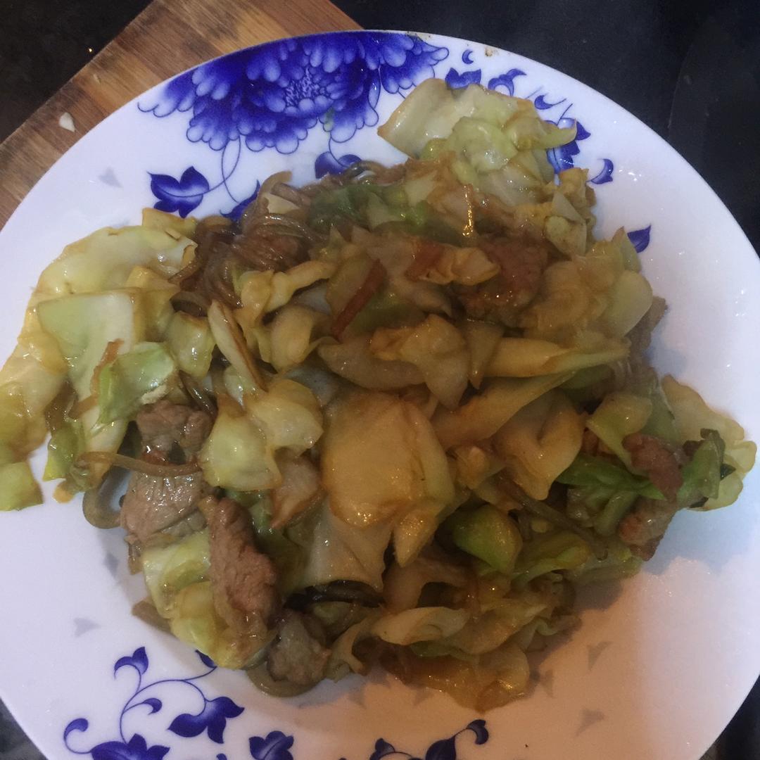 卷心菜炒肉