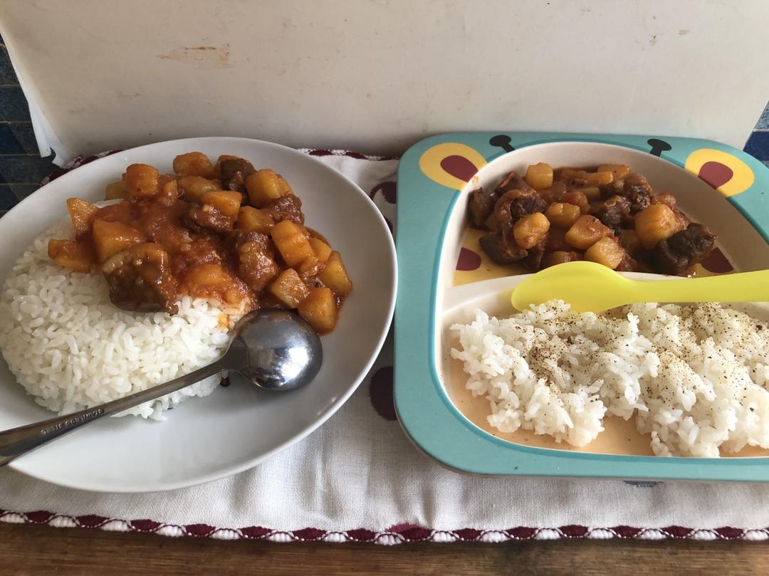 儿童营养餐-番茄牛腩饭