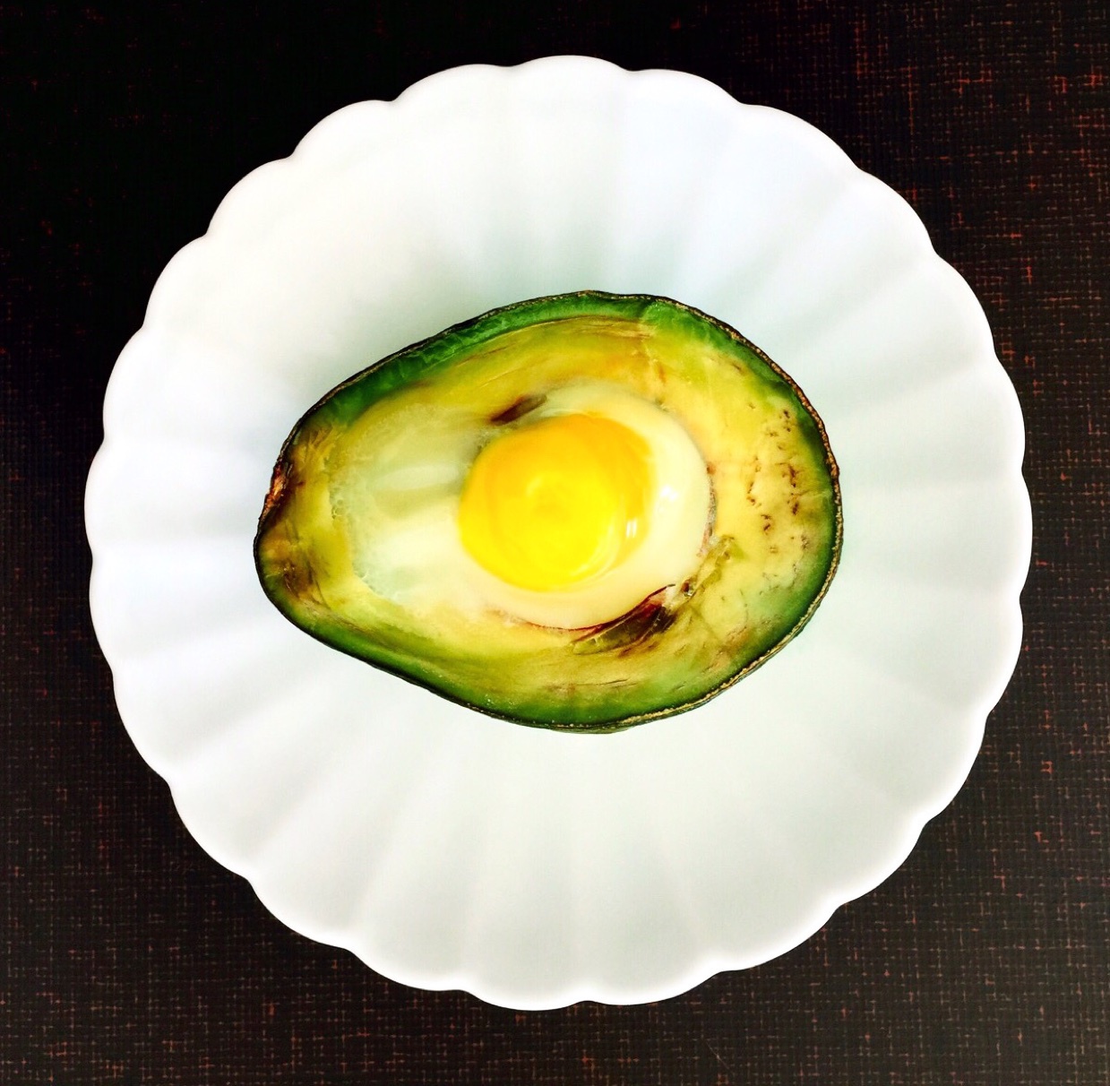 牛油果烤鸡蛋
