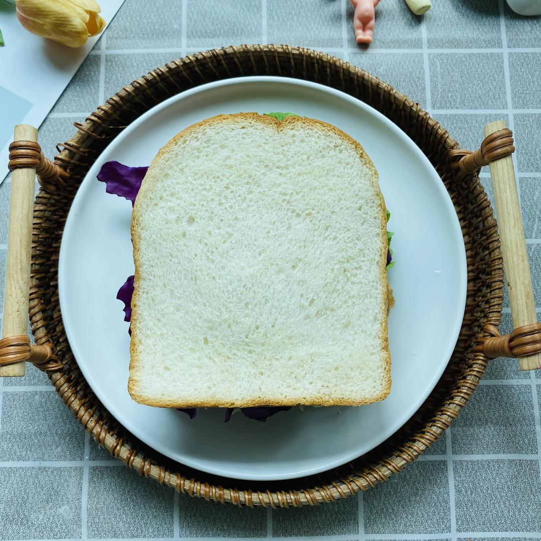 纯奶手撕吐司的做法 步骤1