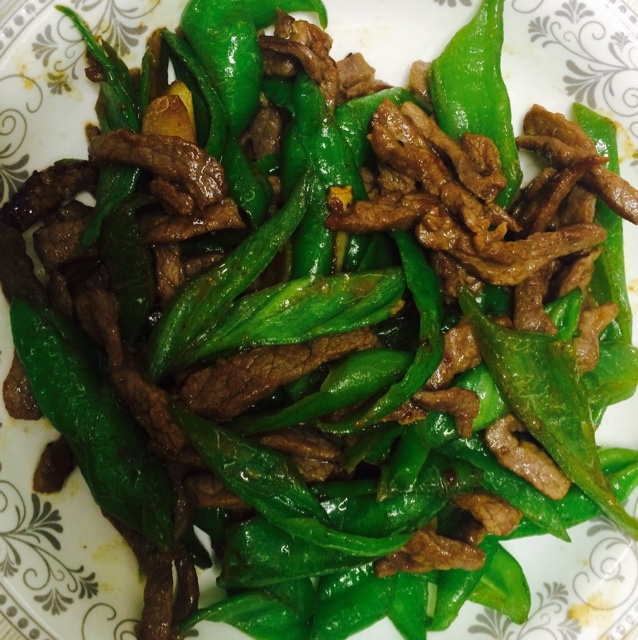 尖椒炒牛肉