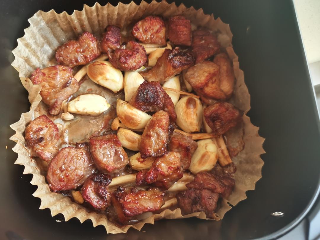 蒜香牛肉粒 空气炸锅版