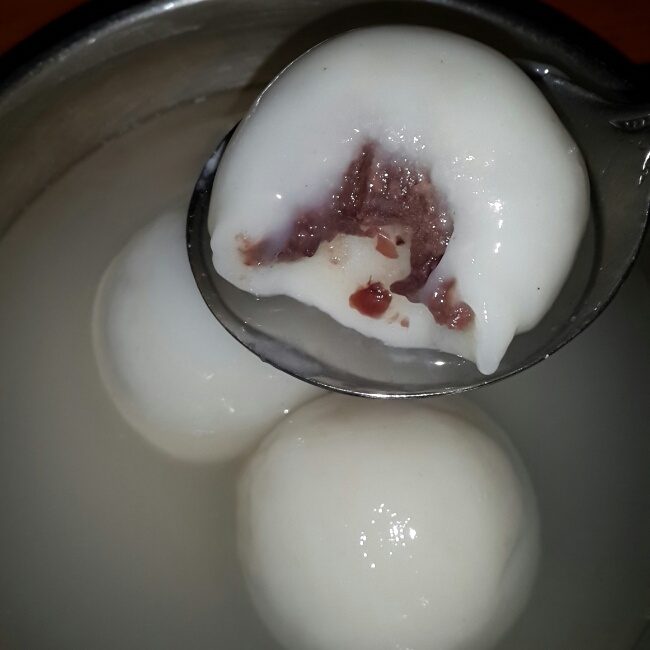 poupouma做的豆沙汤圆