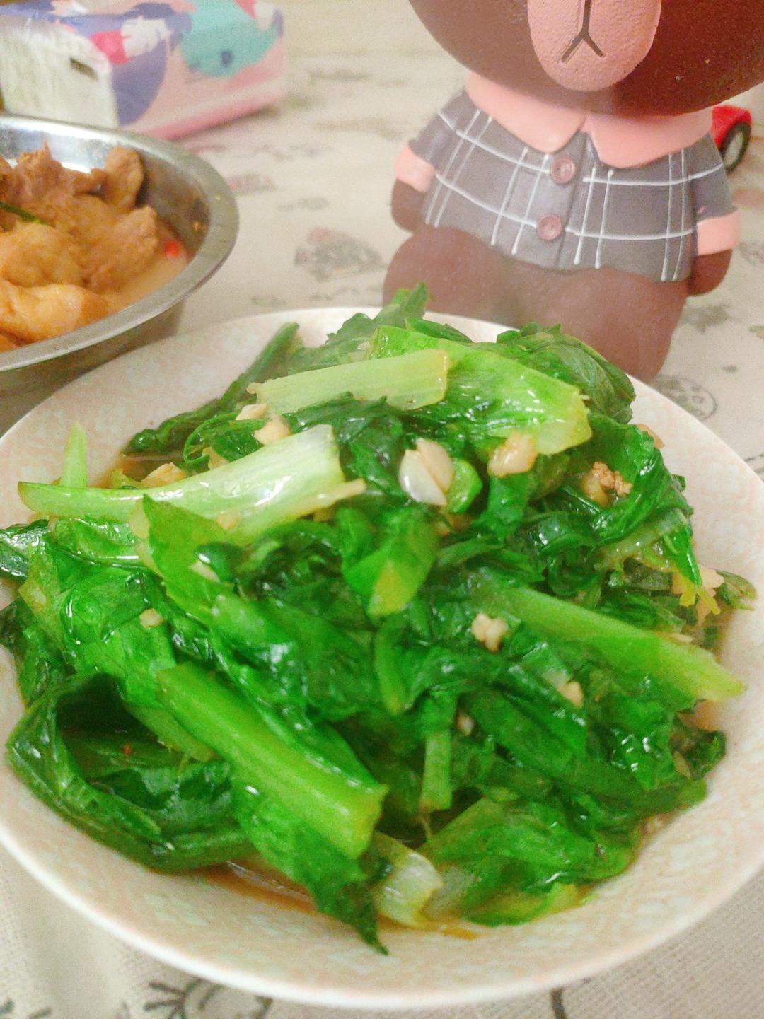 蒜蓉油麦菜（蚝油）