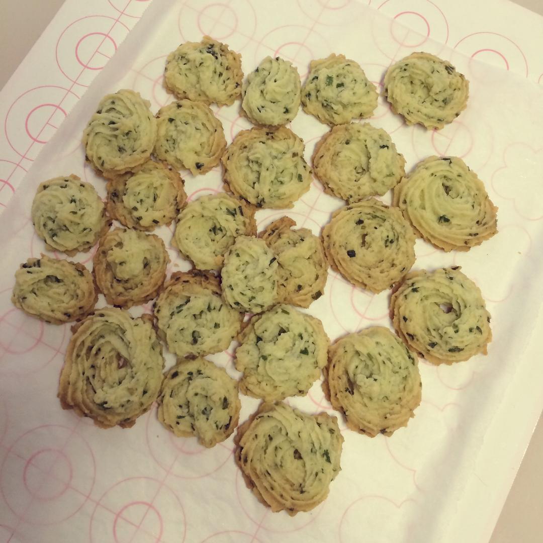 葱香曲奇——酥脆的咸味饼干