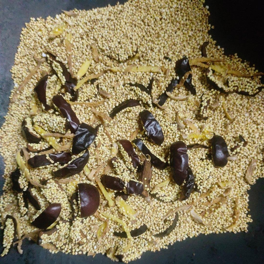 小米姜丝陈皮红枣茶