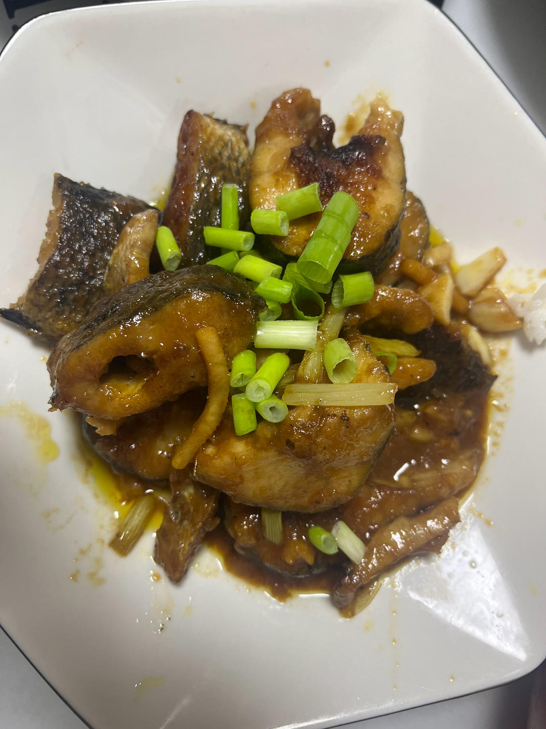 红烧黑鱼段