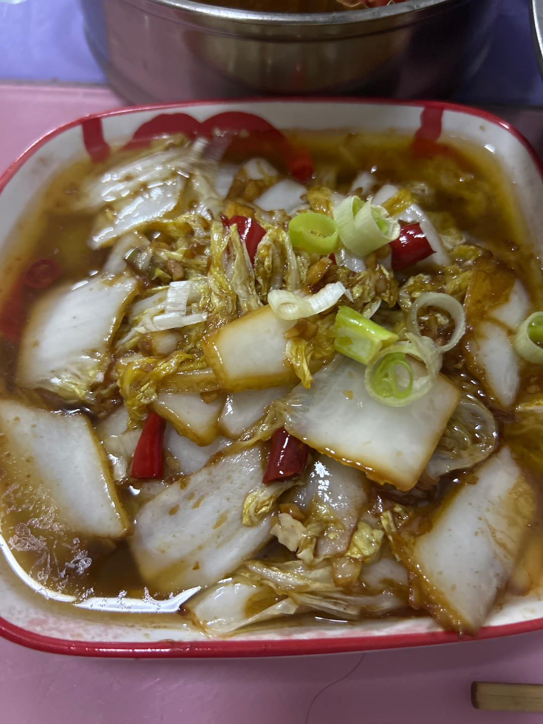 酸辣娃娃菜极简版💜