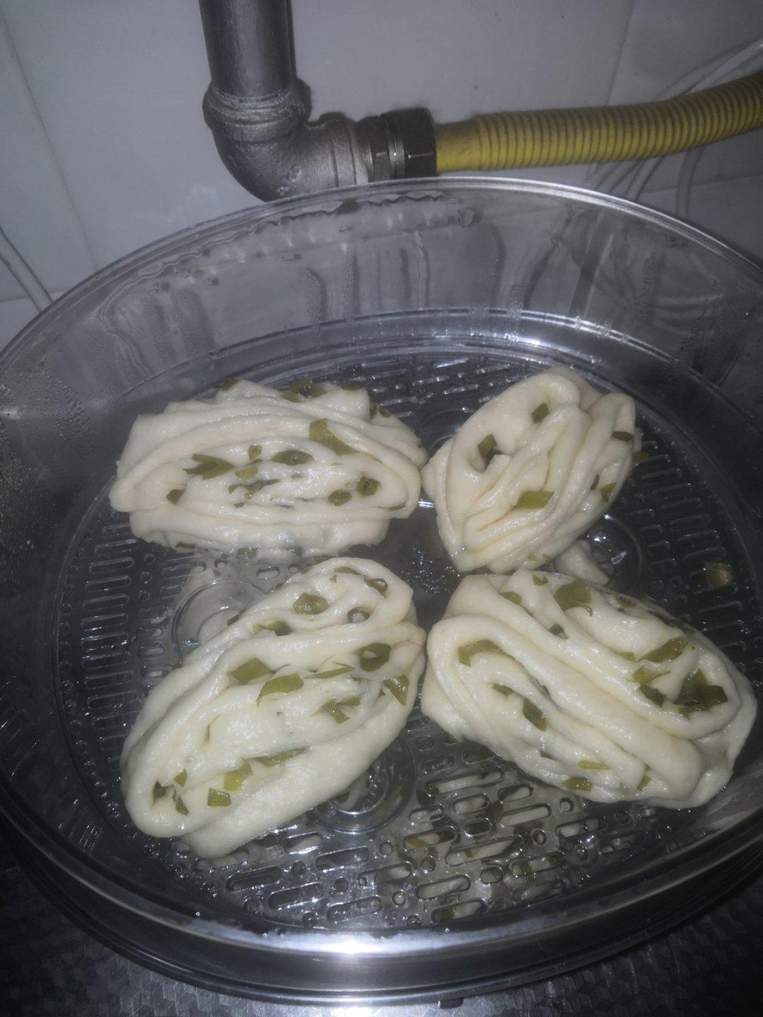 手工花卷的做法