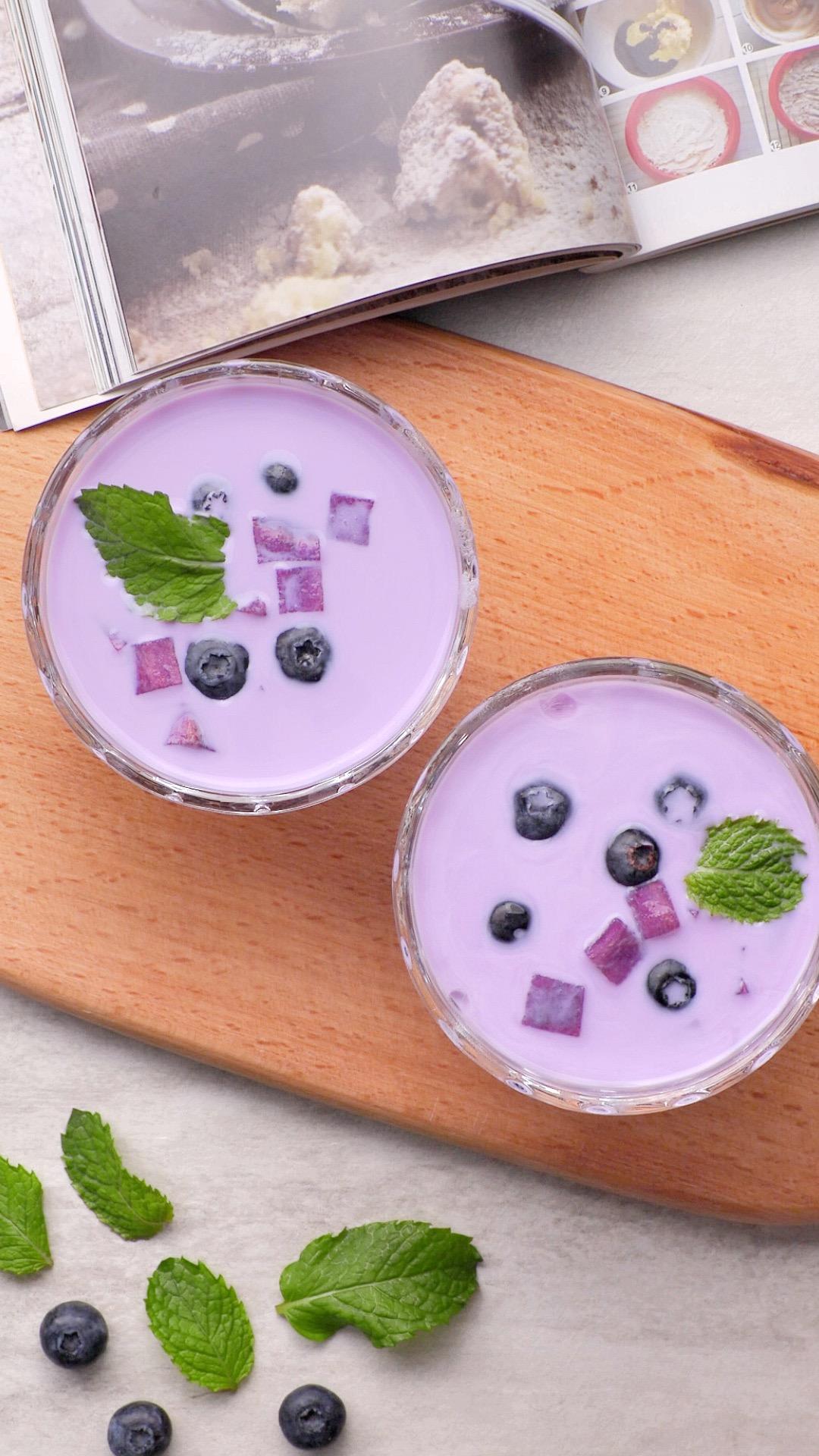 紫薯牛奶西米露的做法