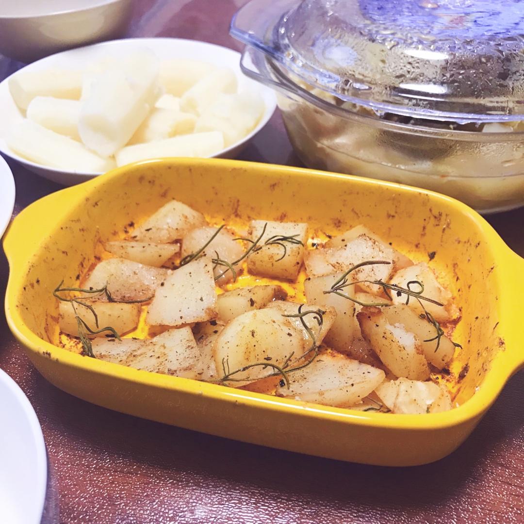迷迭香烤薯角