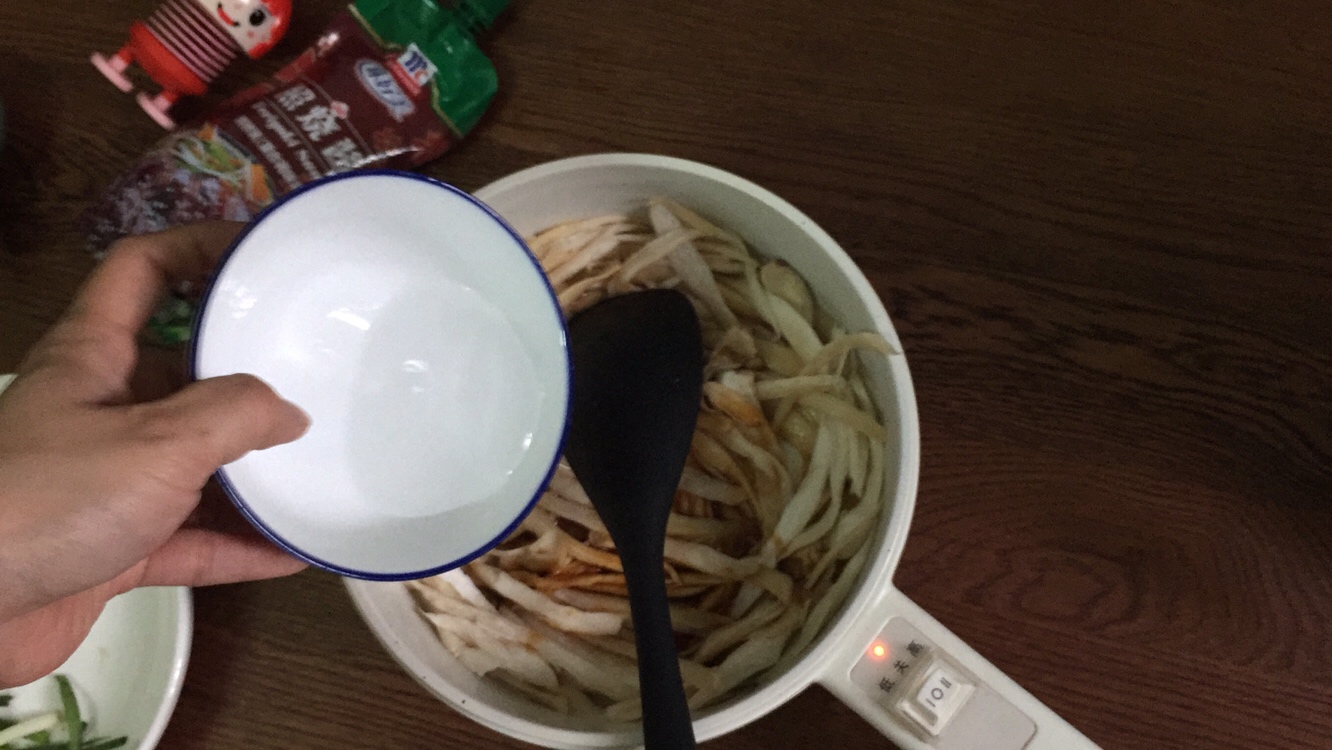 低卡美味照烧杏鲍菇丝的做法 步骤7