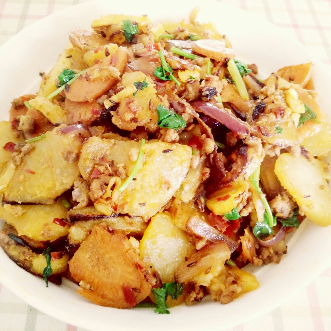 干锅土豆片